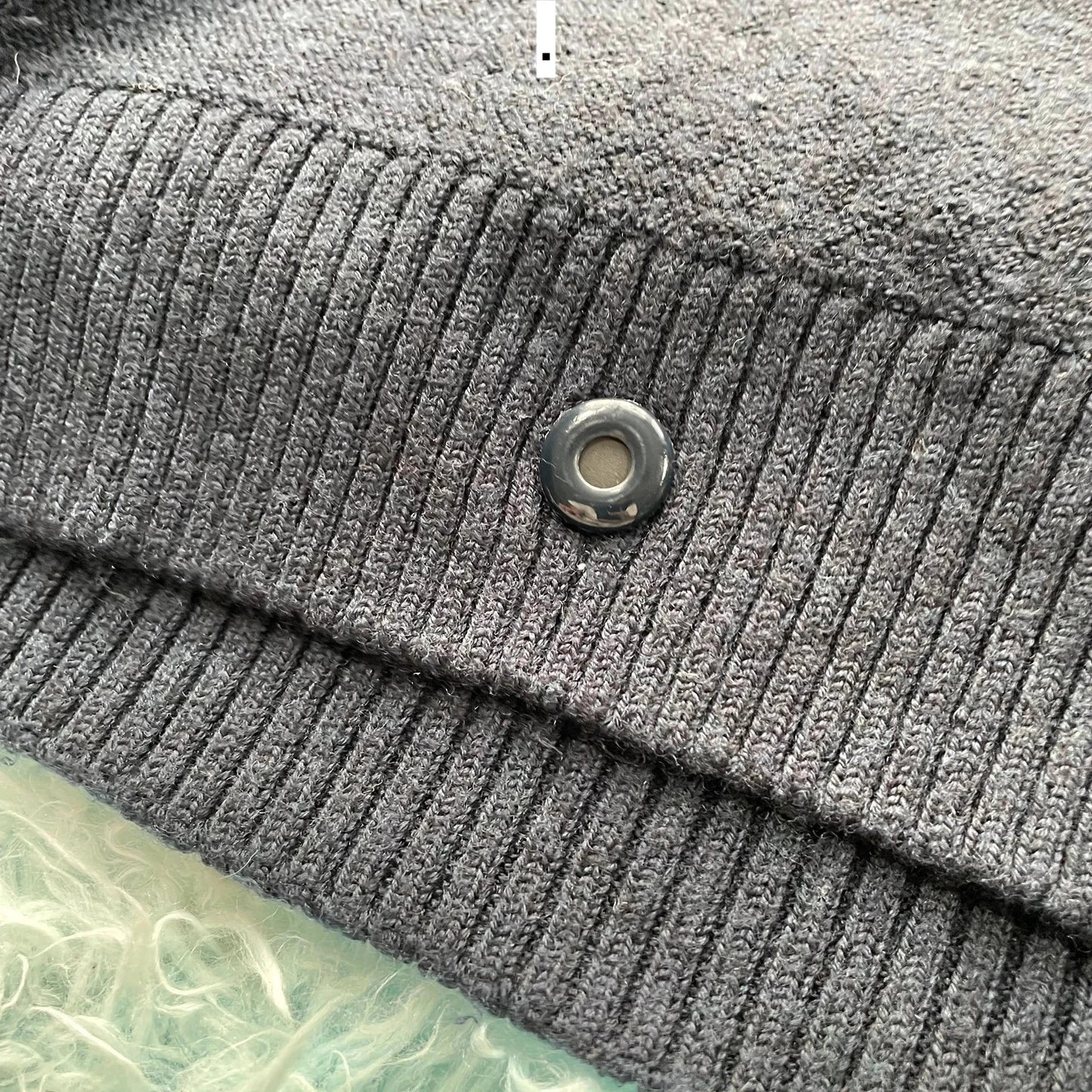 Navy Sheep Inc Knitted Jumper - Large