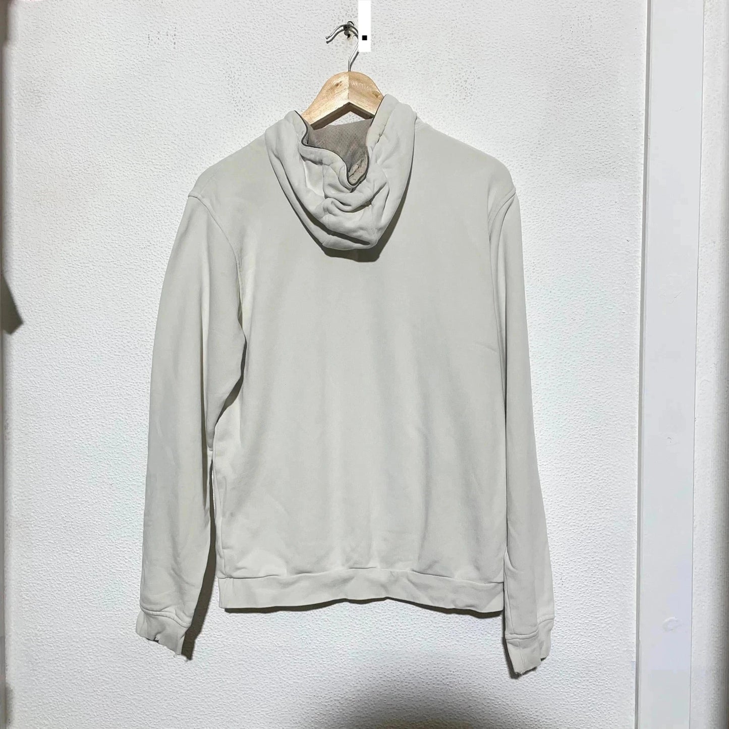 Vintage 00s Nike Hoodie White Logo Spellout - Medium