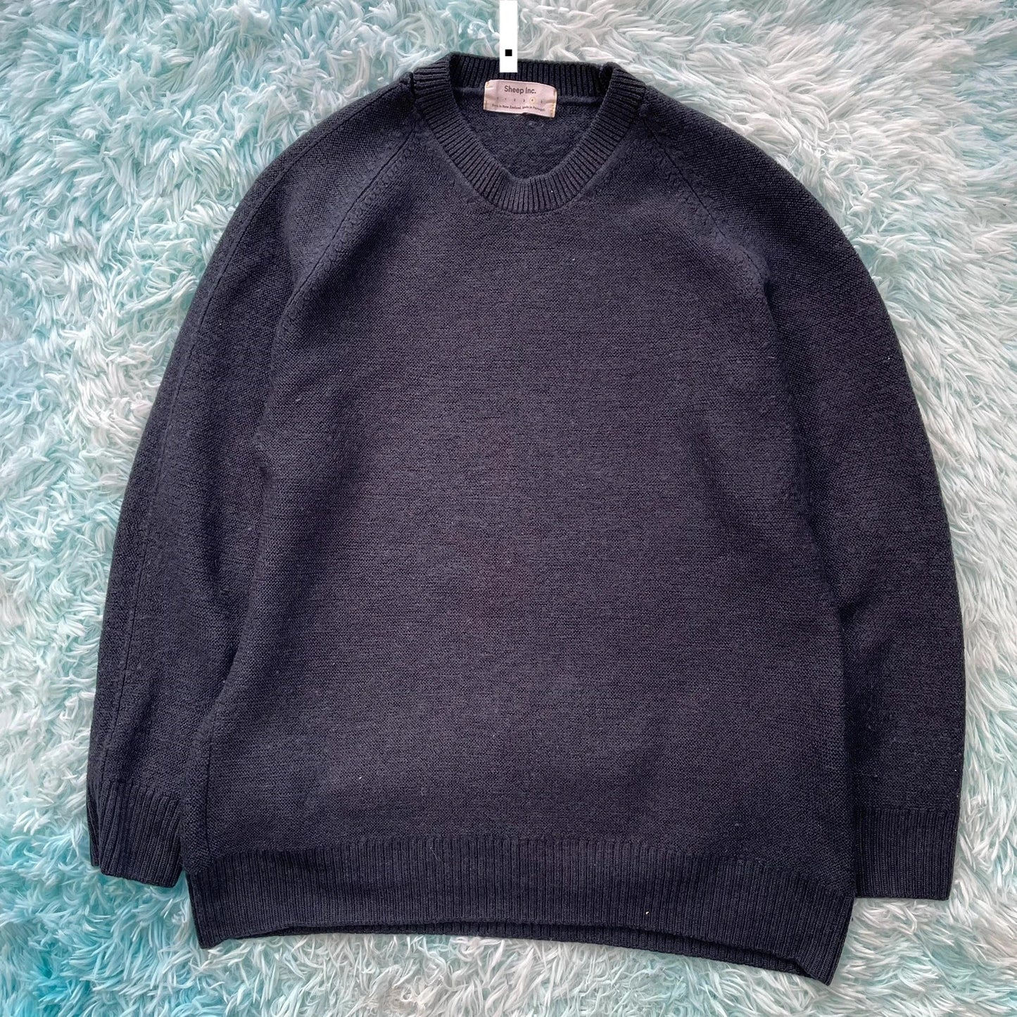 Navy Sheep Inc Knitted Jumper - Large