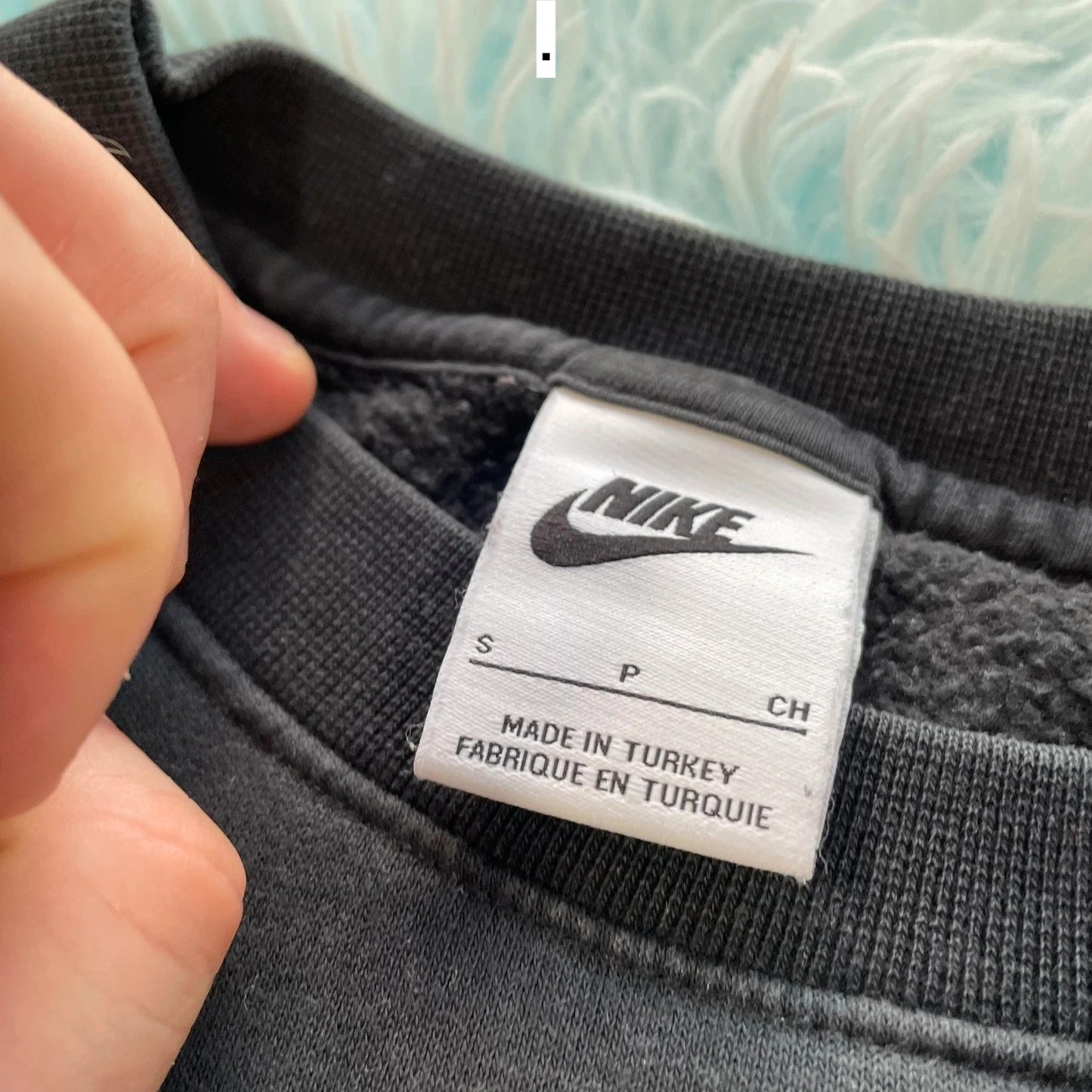 Black Nike Sweatshirt Logo - Small