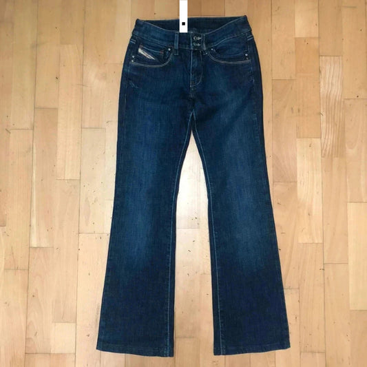 Vintage Y2K Navy Diesel Bootcut Jeans - 26W 30L