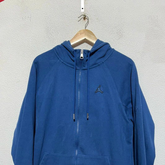 Navy Jordan Full Zip Tracksuit Hoodie - Medium