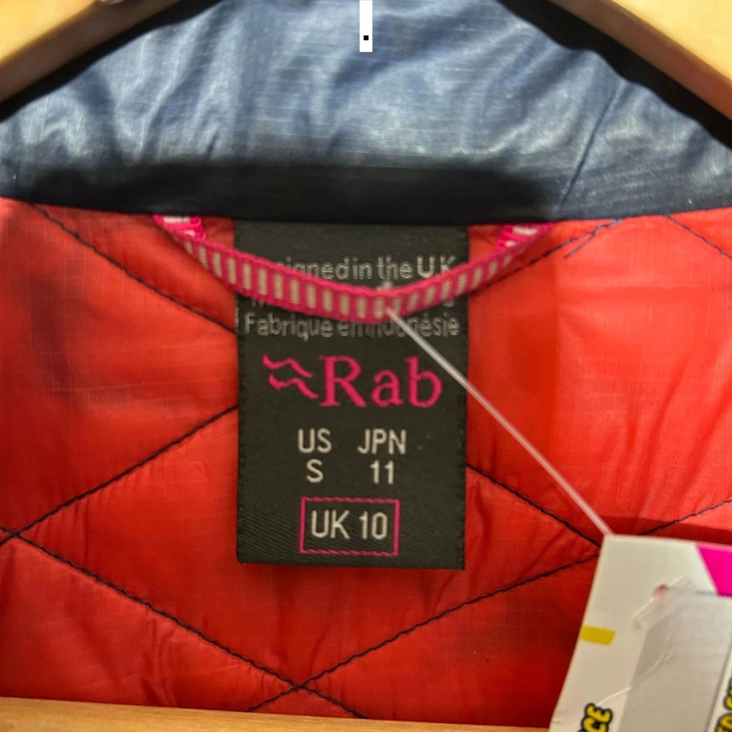 Navy Rab Puffer Jacket - Size 10