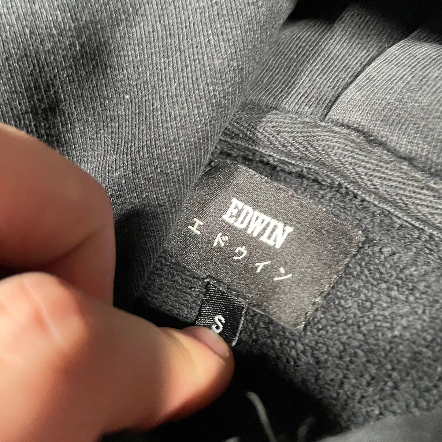 Black Edwin Hoodie - Small