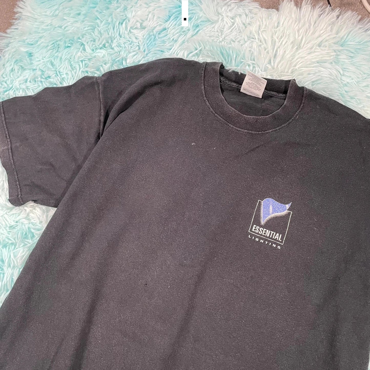 Vintage 90s Black Tech Graphic T Shirt - XL