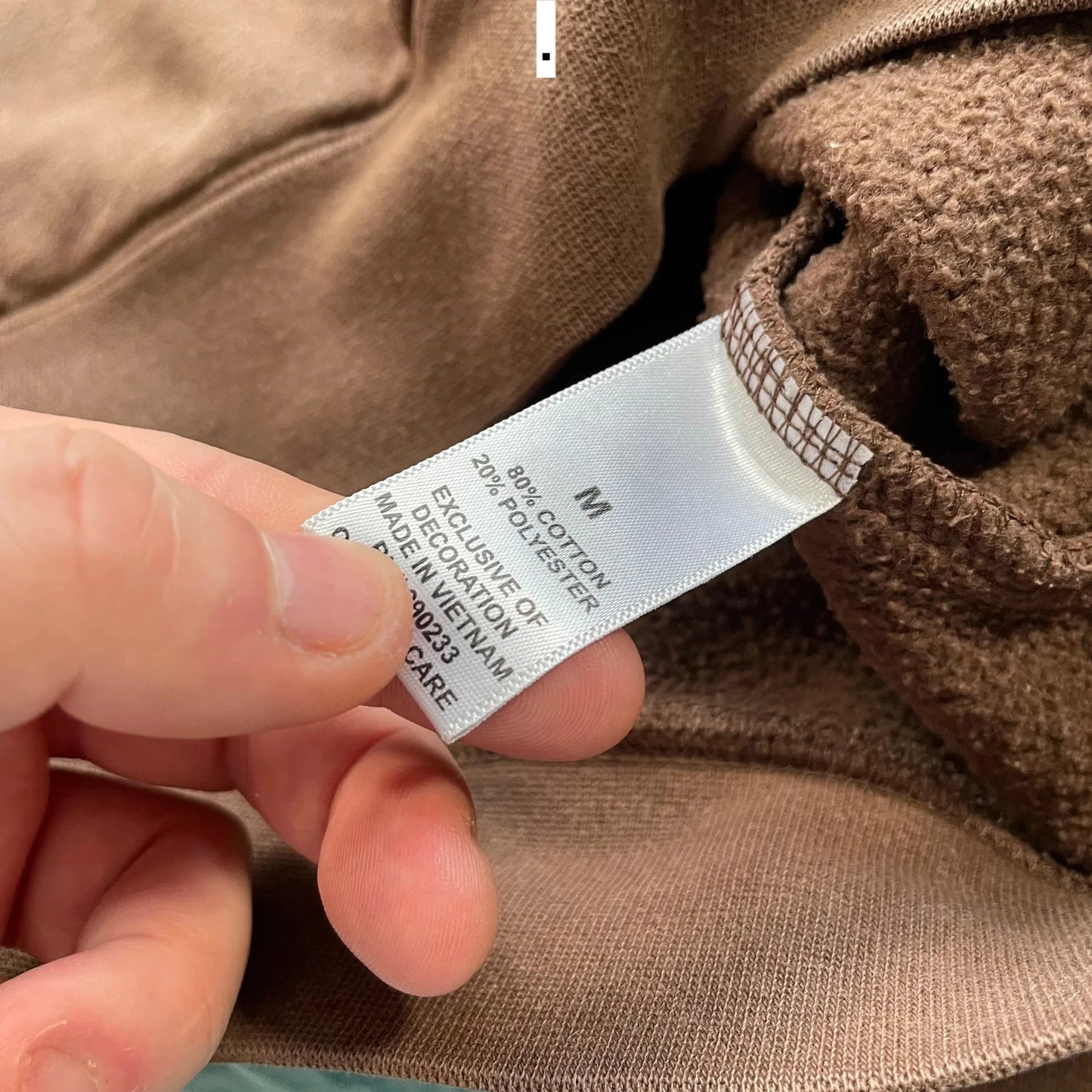 Brown Fear of God Essentials Hoodie - Medium