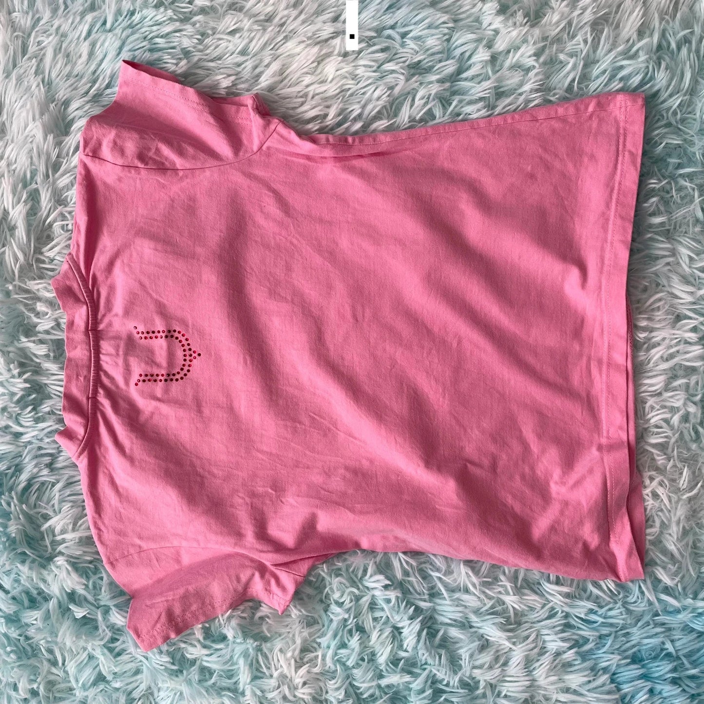 Vintage 00s Pink Guerriero T Shirt Cruel Sequinned - Small