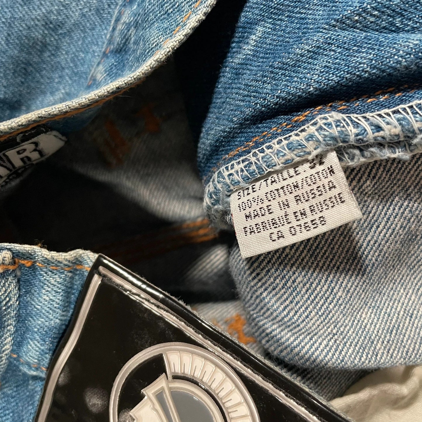 Vintage 90s Stonewear Cargo Jean Shorts Jorts - 32W