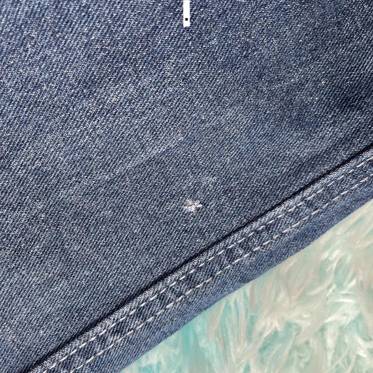Vintage Navy Dragon Embroidered Jeans - Large