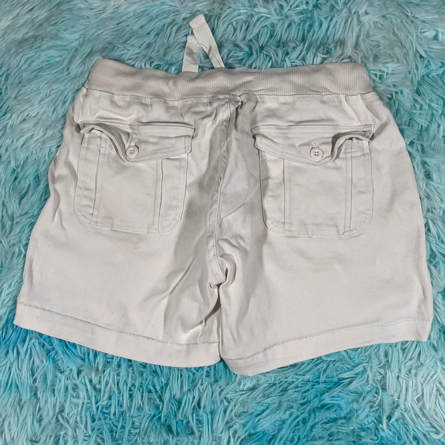 White Armani Jeans Short Shorts - Size 8