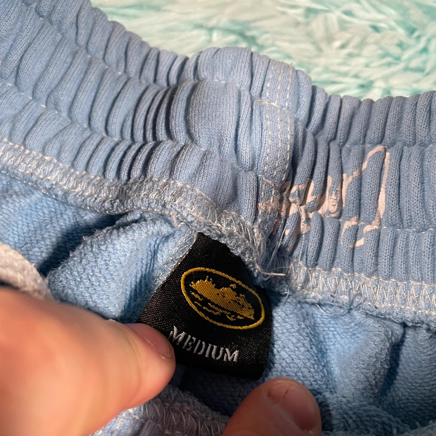 Blue Corteiz Joggers Jogging Bottoms - Medium