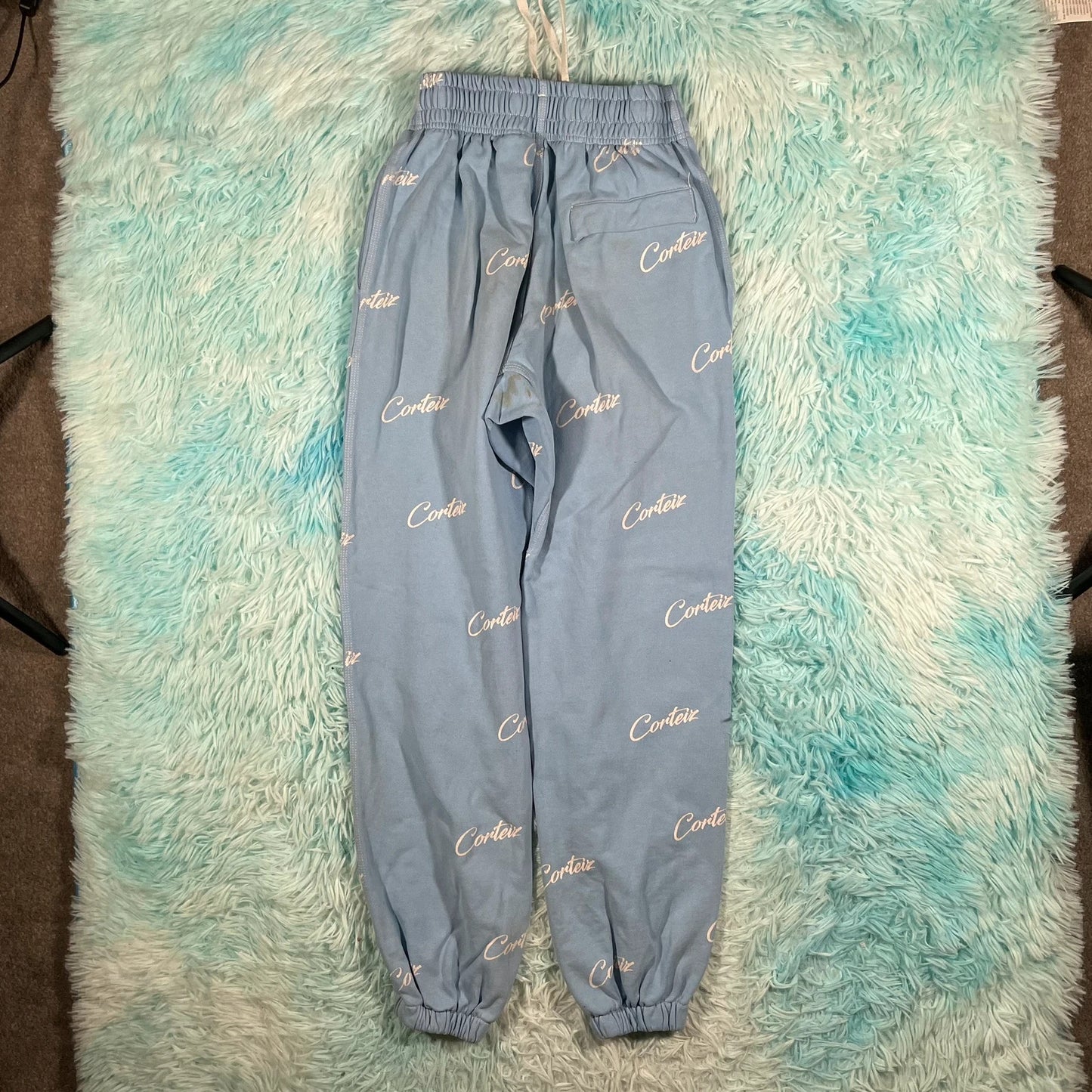 Blue Corteiz Joggers Jogging Bottoms - Medium