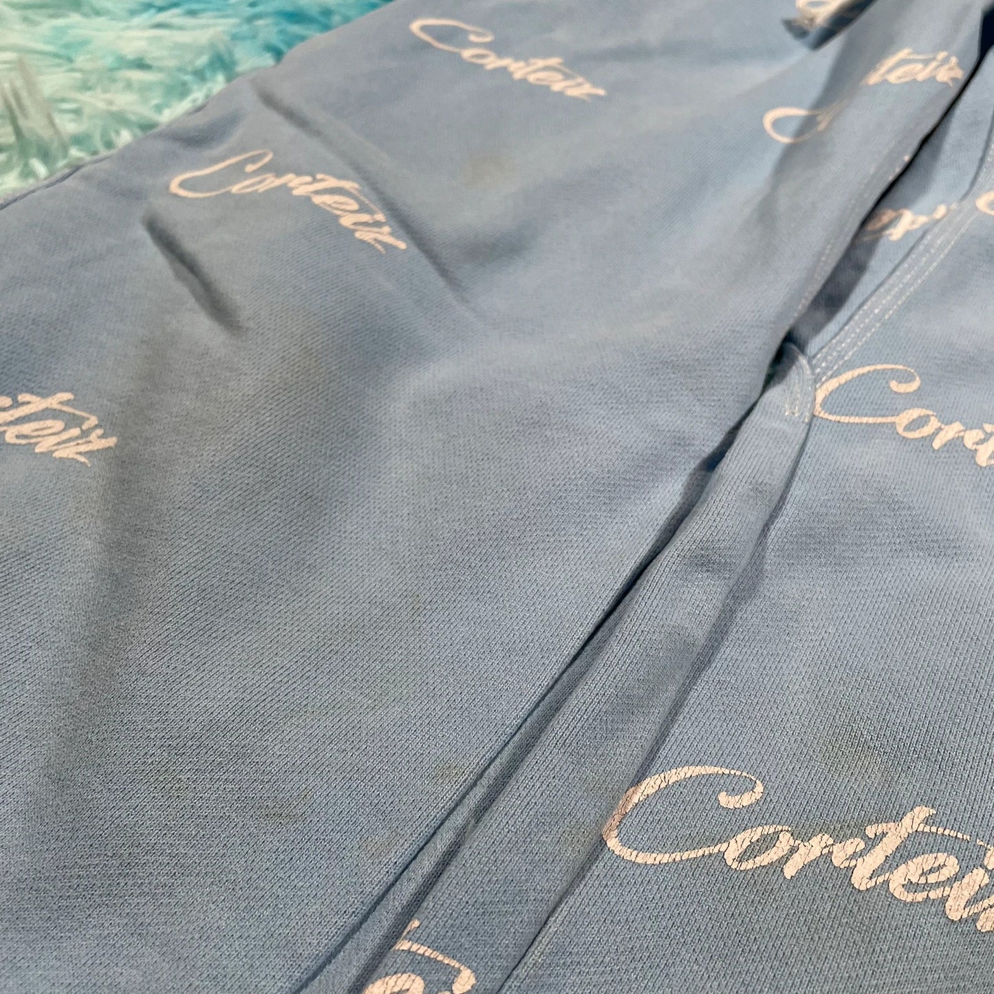 Blue Corteiz Joggers Jogging Bottoms - Medium