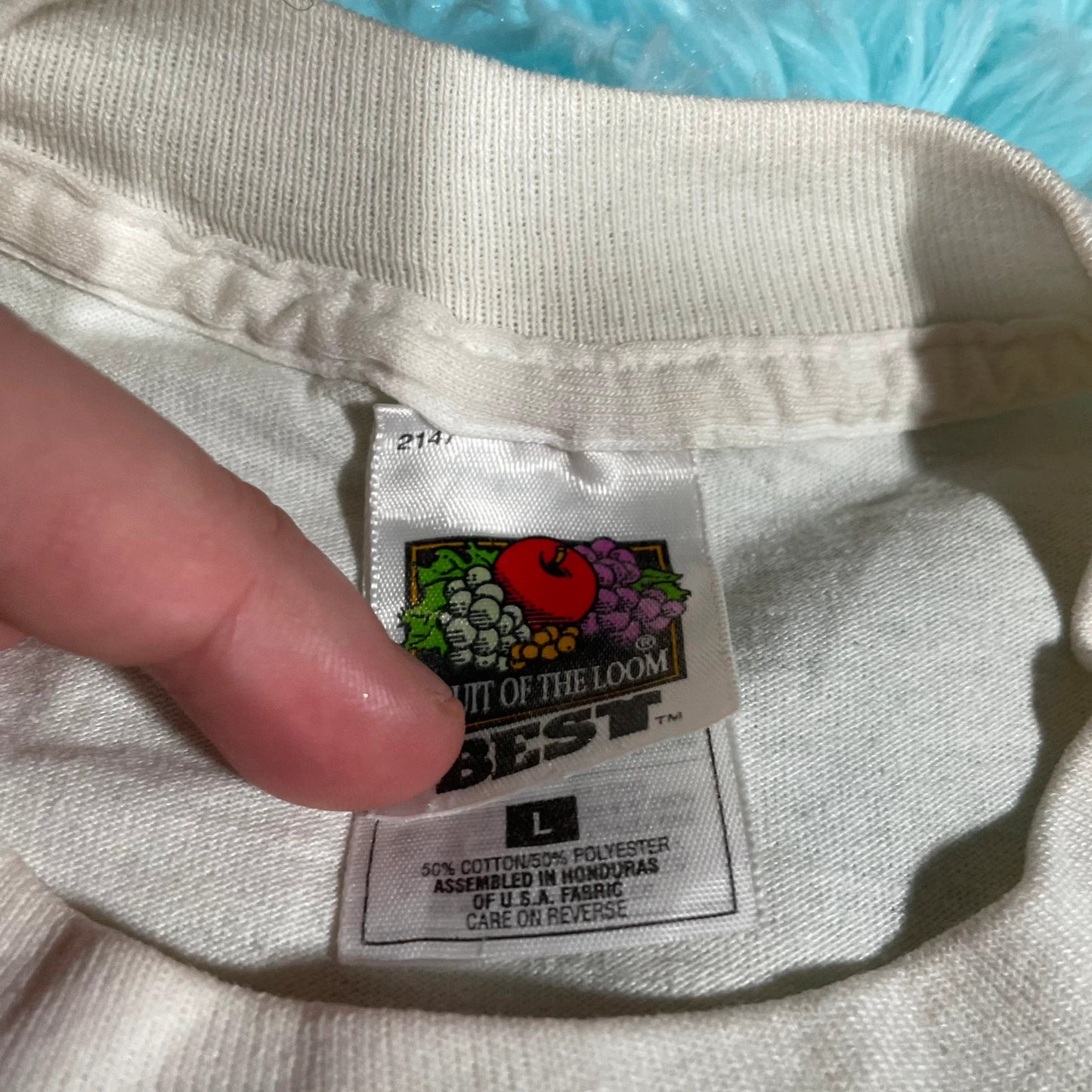 Vintage 90s White City of Roses Graphic T Shirt - Large