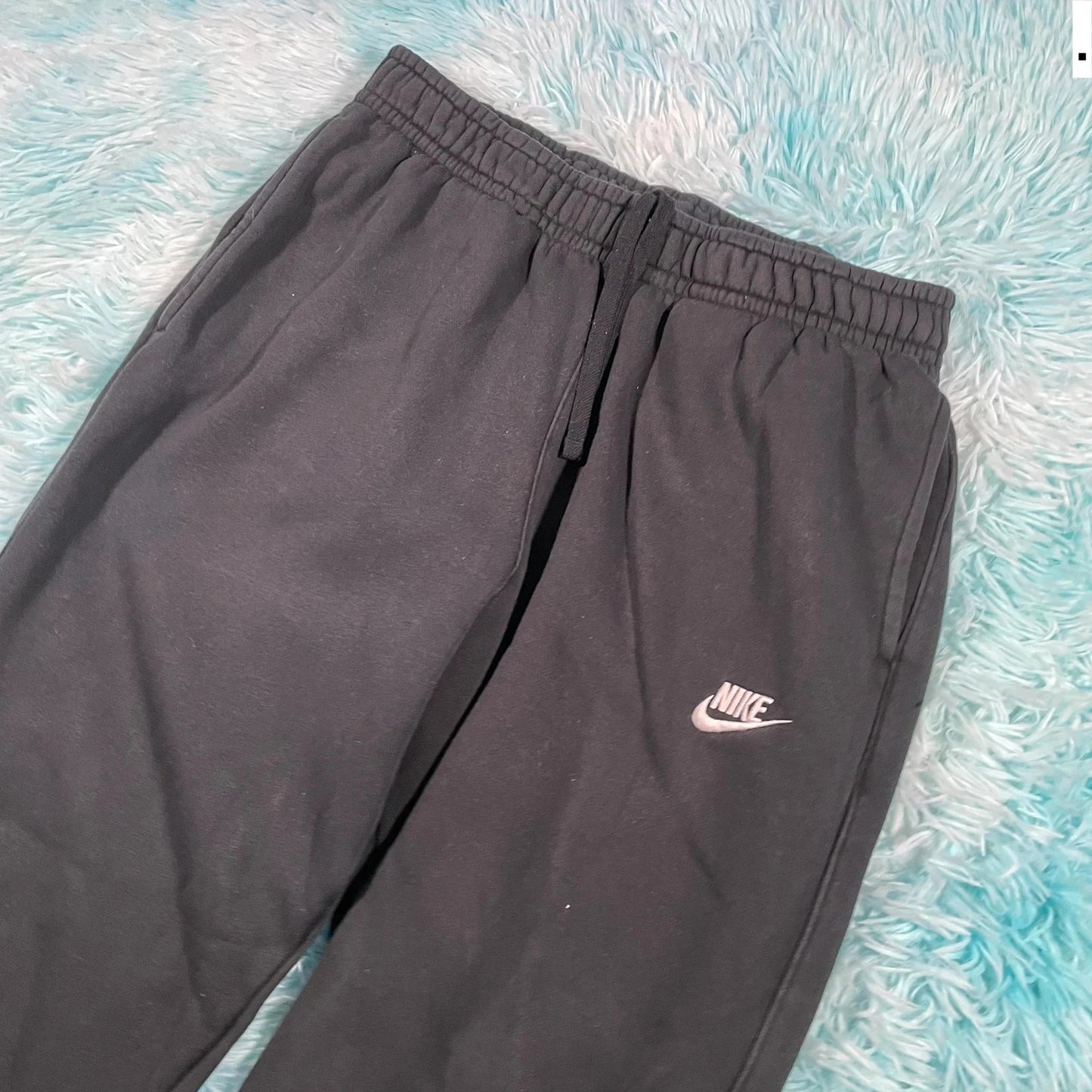 Black Nike Joggers Jogging Bottoms - Medium