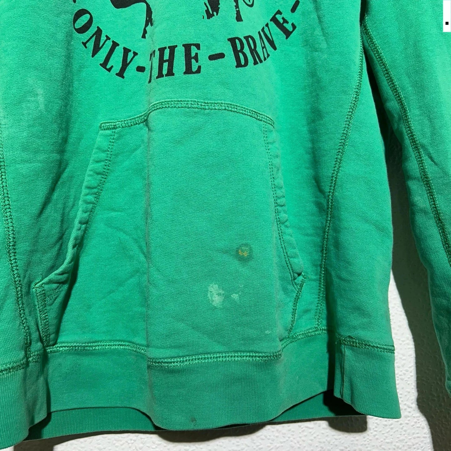 Green Diesel Hoodie Mohawk Graphic - Medium
