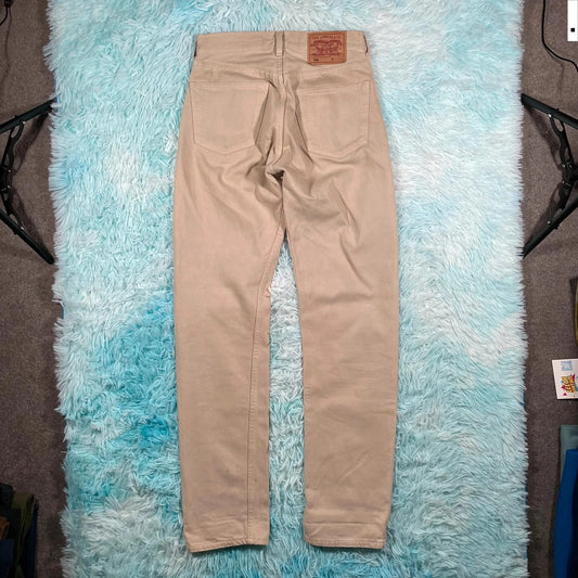 Vintage 90s Beige Levi’s 501 Jeans - 31W 34L