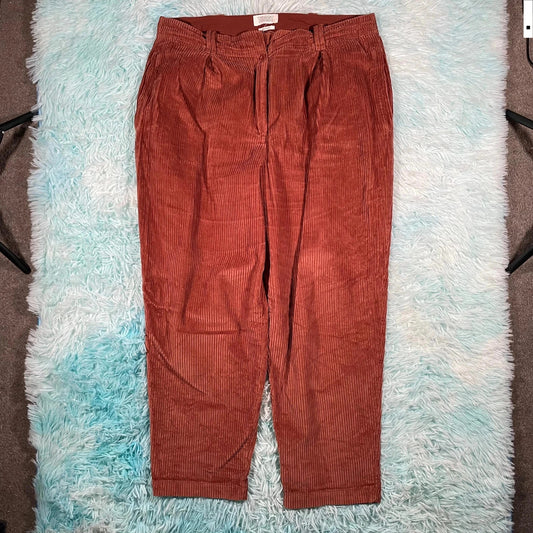 Orange Toast Corduory Trousers - Size 18