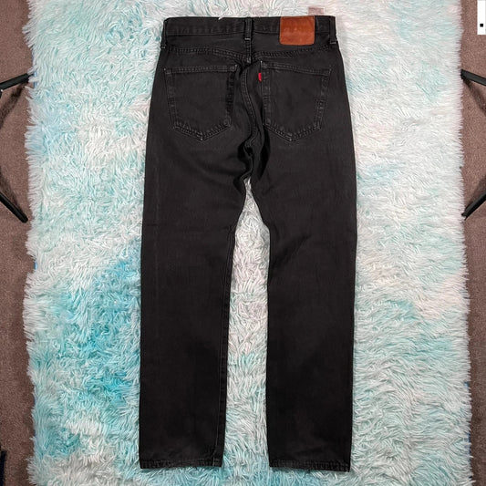 Black Levi’s 501 Jeans Straight Leg - 31W 32L