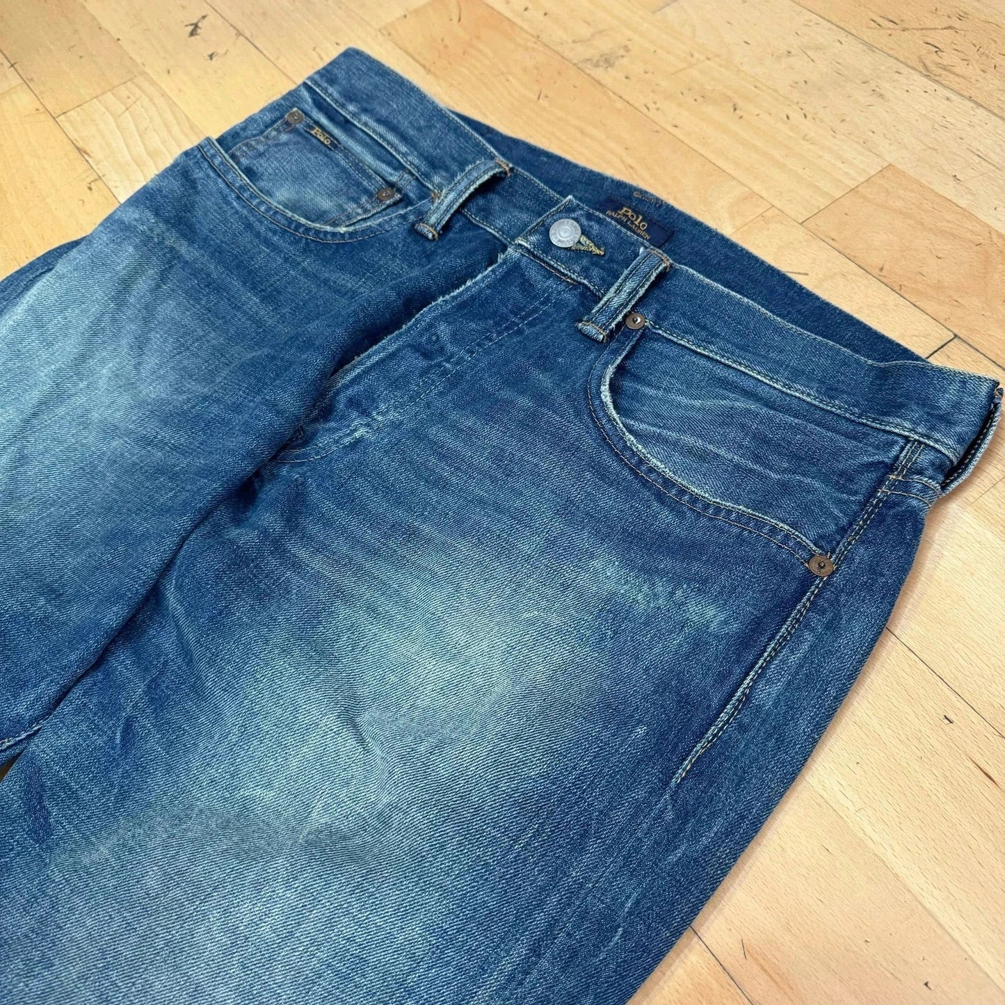 Vintage Blue Polo Ralph Lauren Jeans Straight Leg - 32W 32L