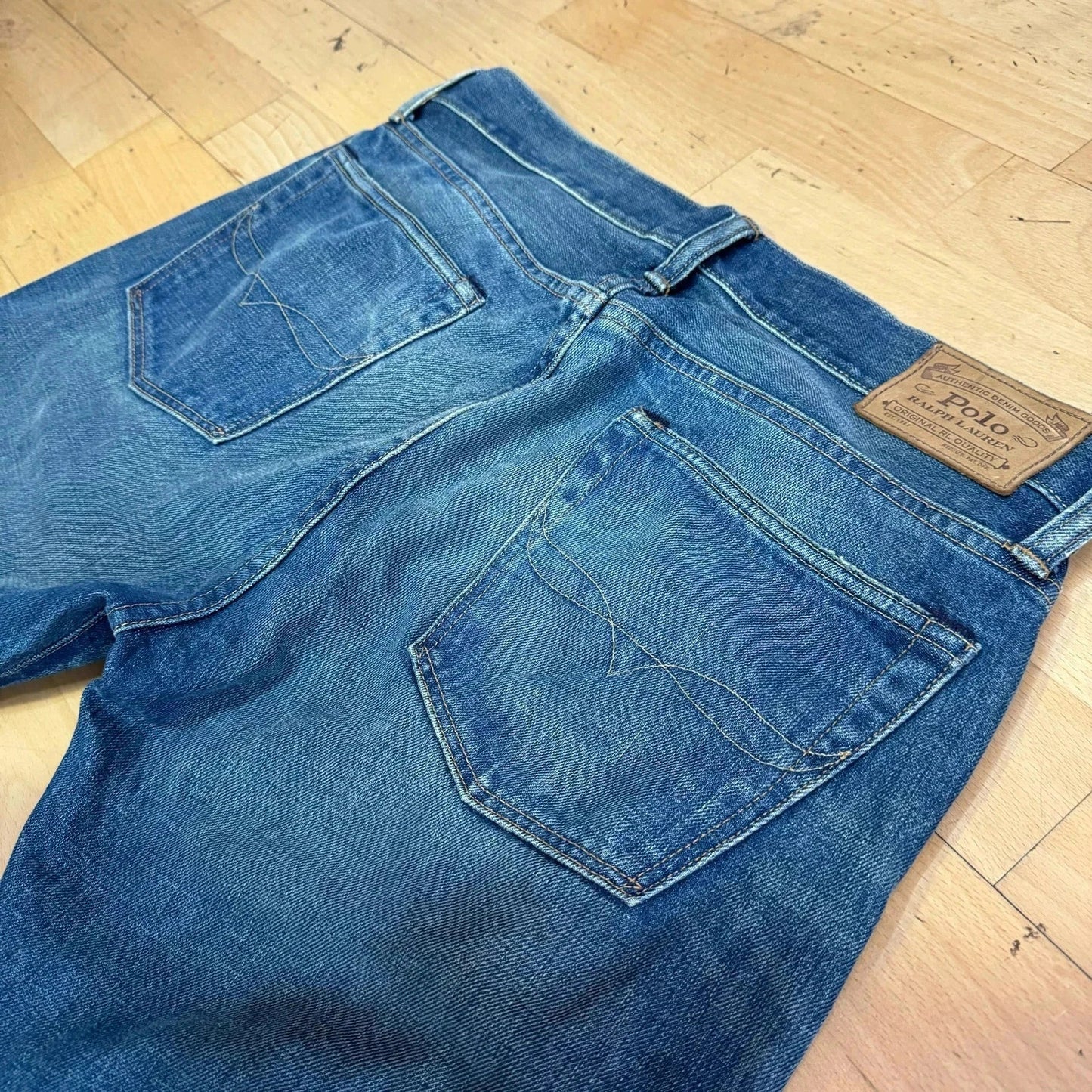 Vintage Blue Polo Ralph Lauren Jeans Straight Leg - 32W 32L