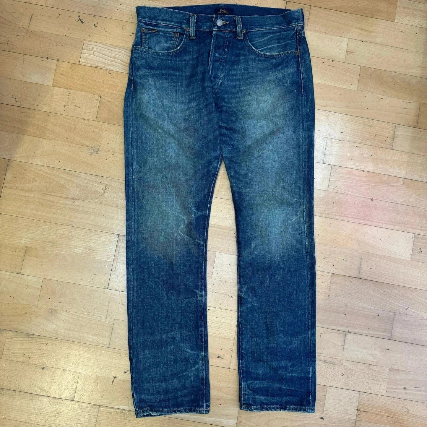 Vintage Blue Polo Ralph Lauren Jeans Straight Leg - 32W 32L