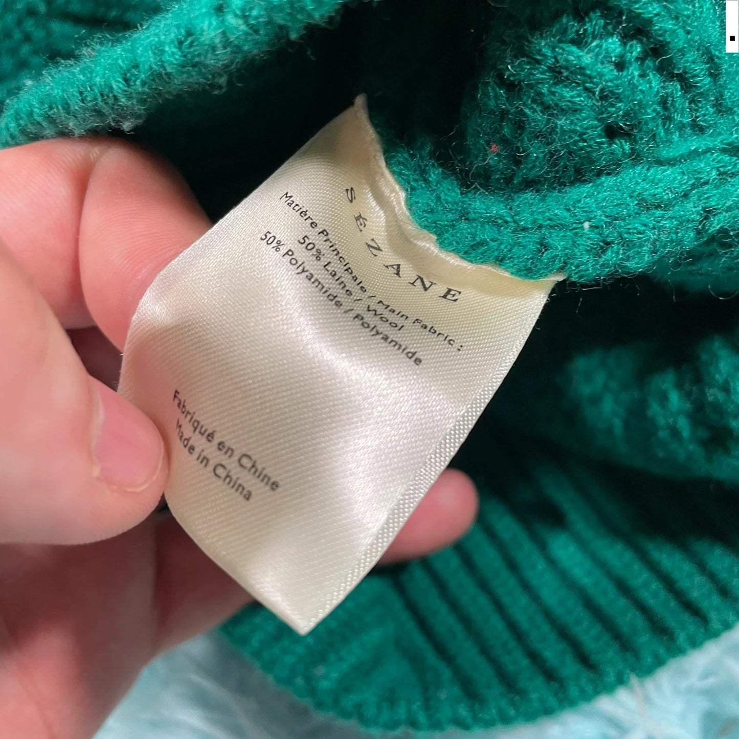 Green Le Maille Sezane Knitted Jumper - Small