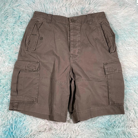 Vintage Brown Cargo Shorts St Michael - 32W