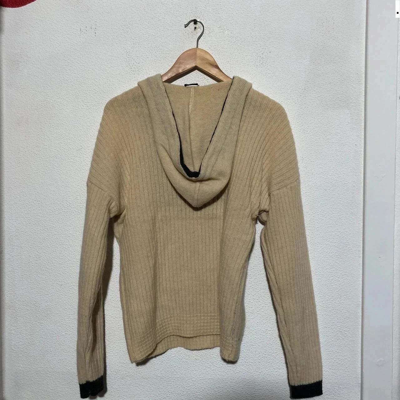 Vintage 90s Cream CP Company 1/4 Zip Wool Jumper Mossimo Osti - Small
