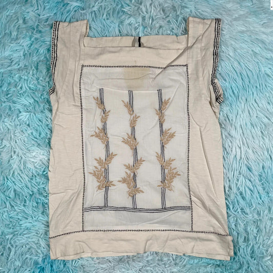 Vintage 90s Beige Topshop Tank Top - Size 10