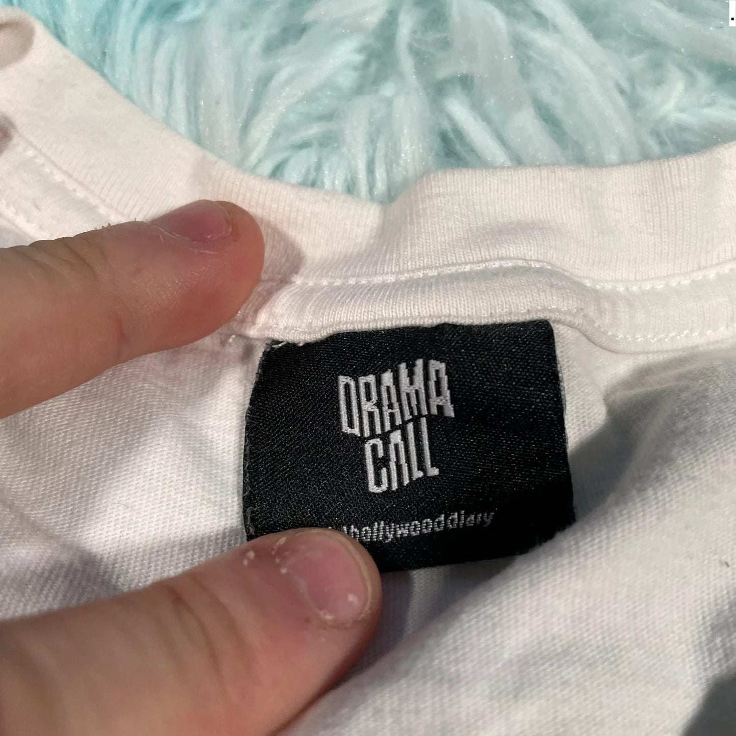 White Drama Call T Shirt - Medium