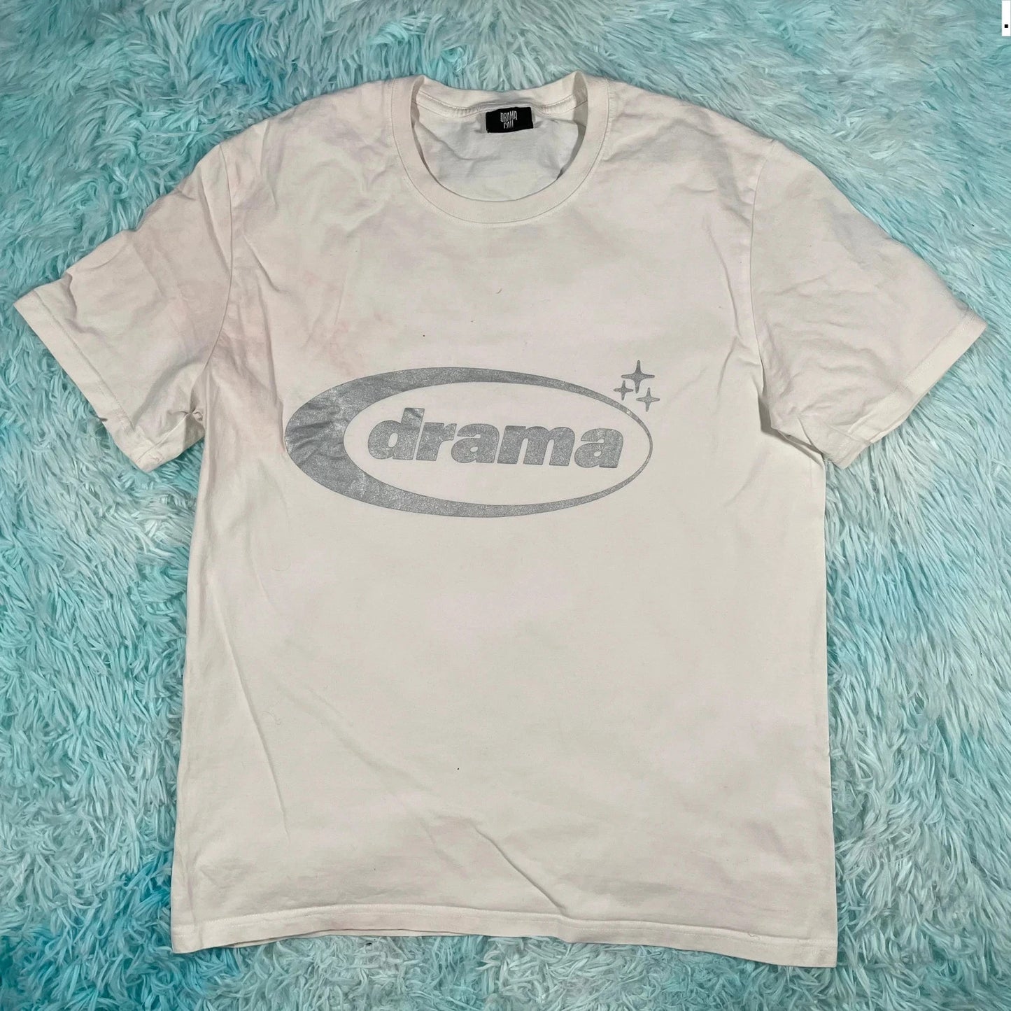 White Drama Call T Shirt - Medium