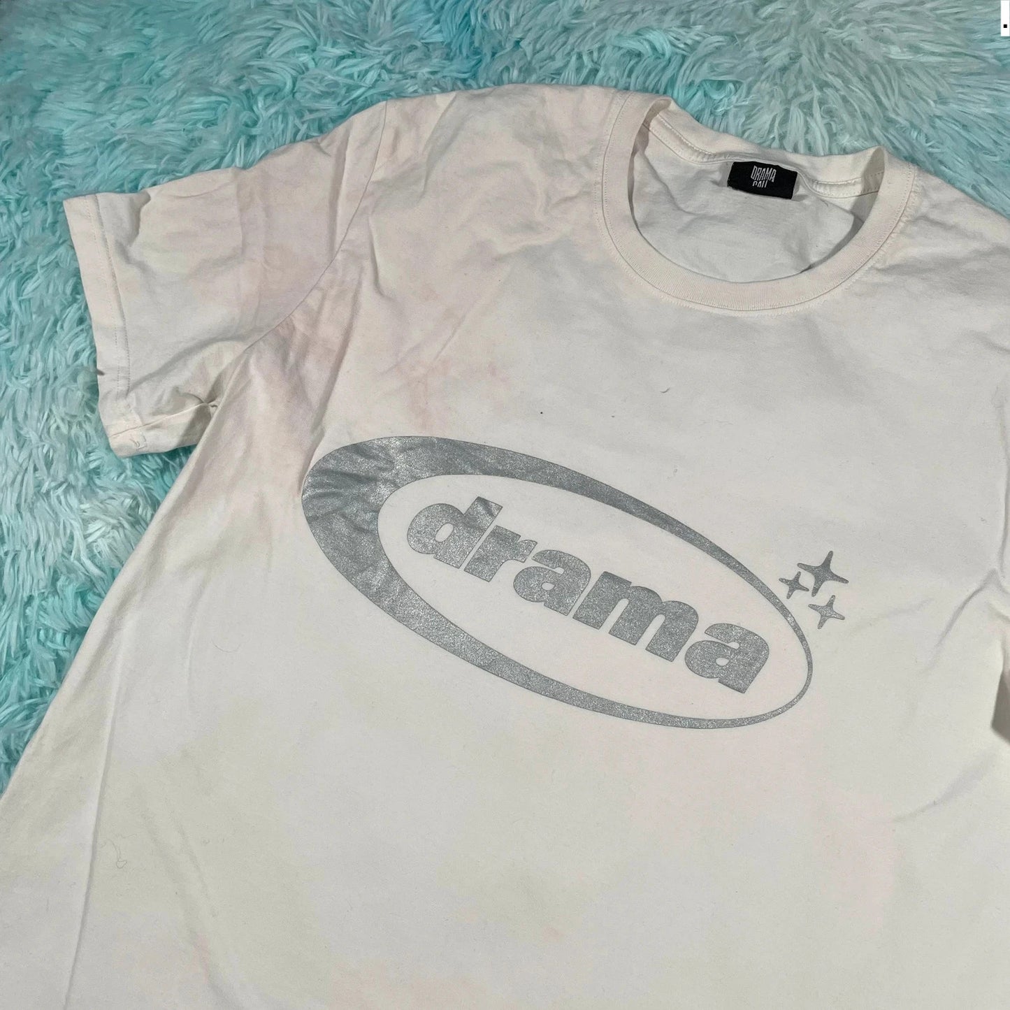 White Drama Call T Shirt - Medium