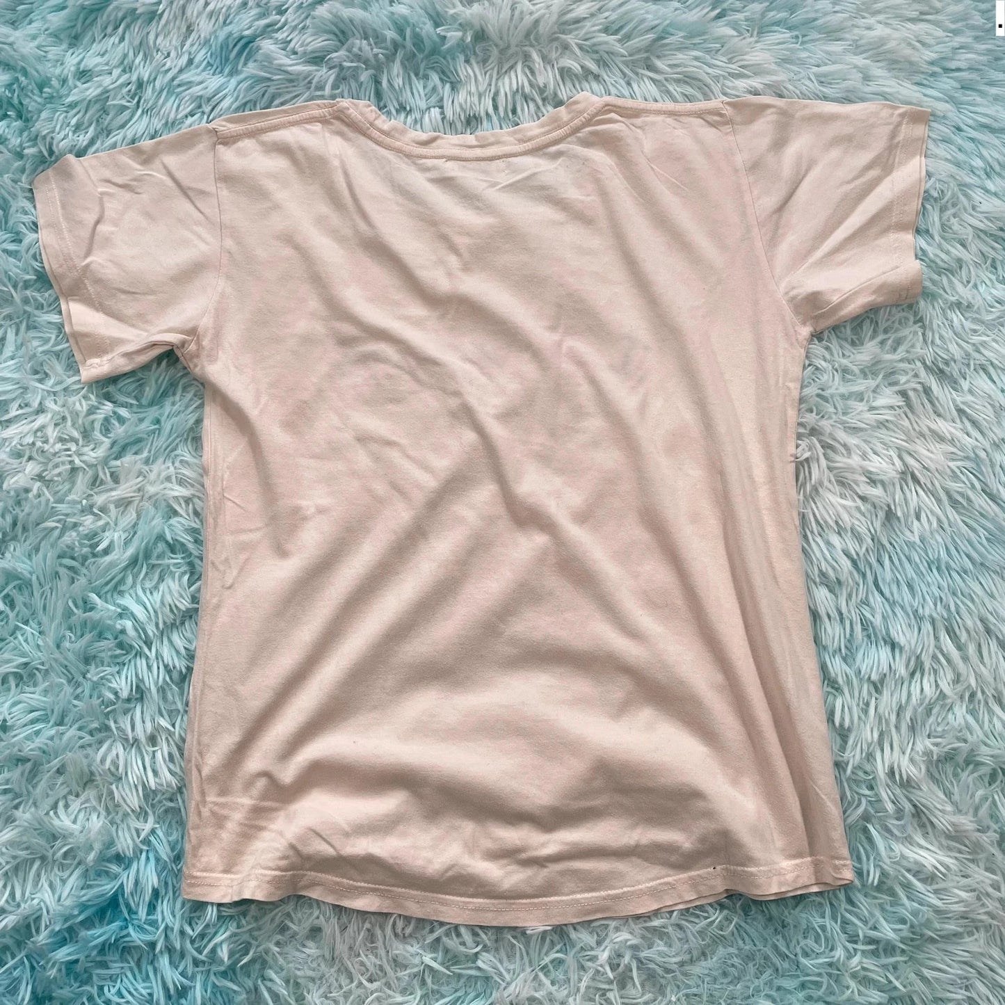 Vintage 00s White Vogue T Shirt - One Size