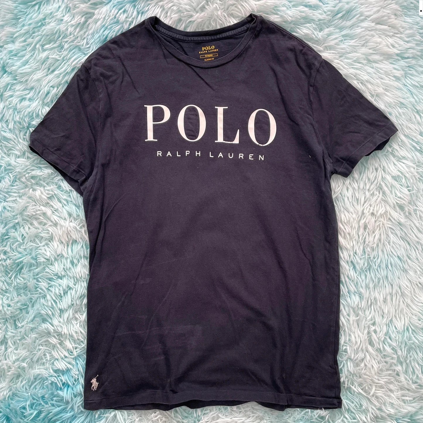 Navy Polo Ralph Lauren T Shirt - Medium