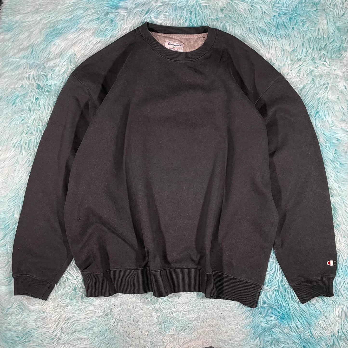 Vintage Dark Grey Champion Sweatshirt - XXL