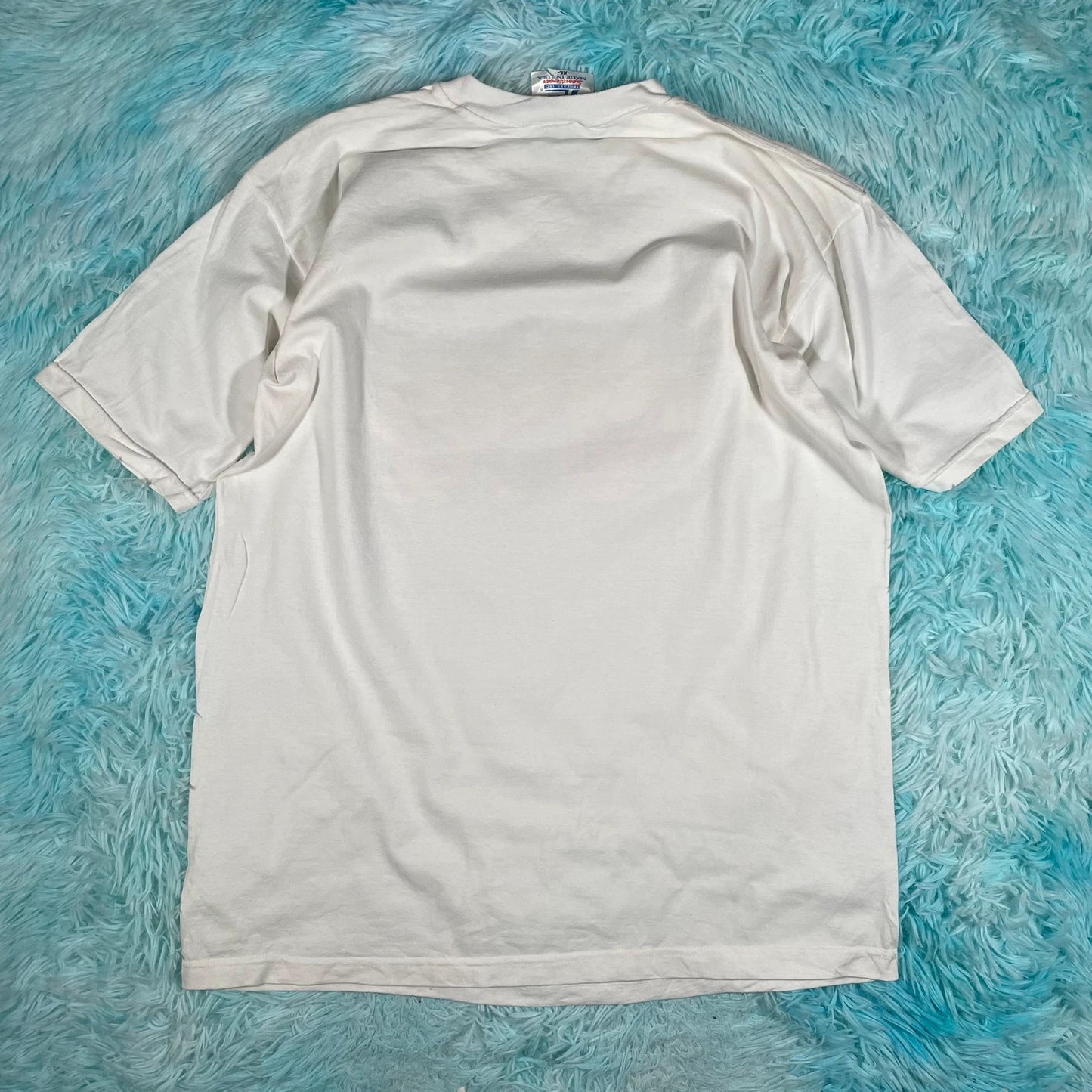 Vintage 90s 1999 White Virginia Beach Graphic T Shirt - Large