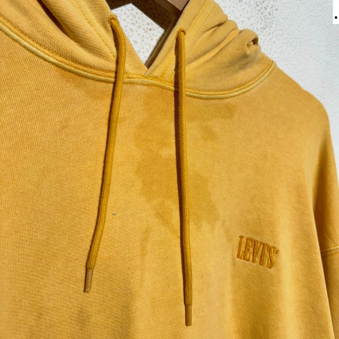 Yellow Levi’s Hoodie Plain - Large
