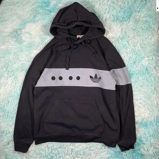 Navy Adidas Hoodie - Medium