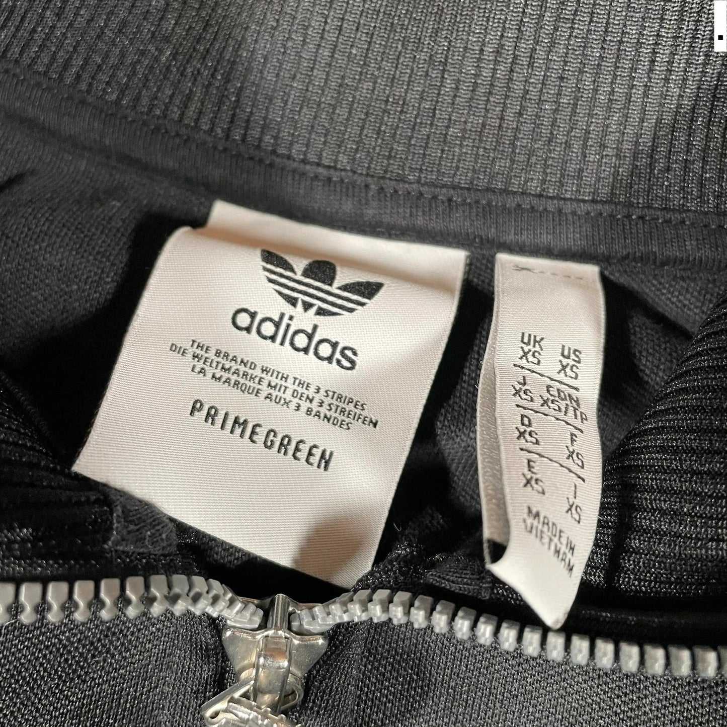 Vintage Black Adidas Track Jacket - XS