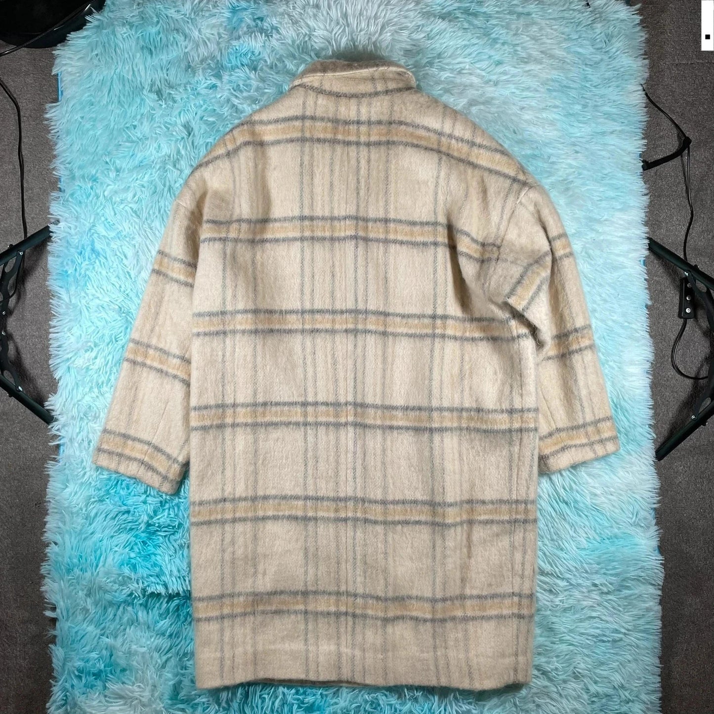 Cream Levi’s Wool Overcoat - Small