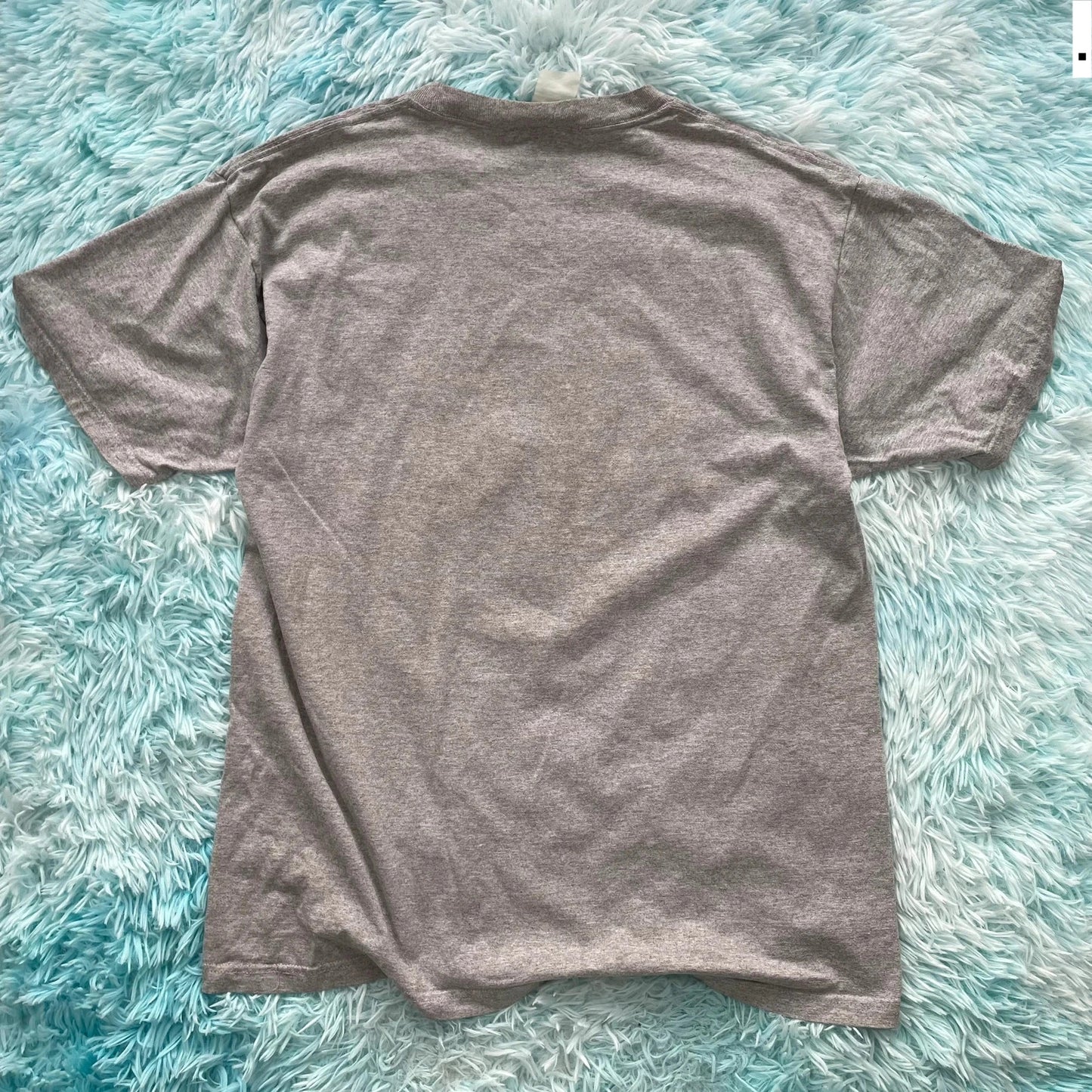 Vintage Grey LA Knicks NBA Print T Shirt - XL