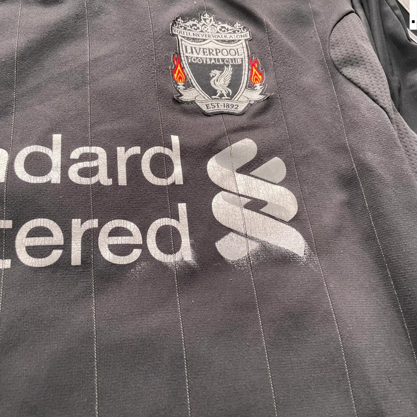 2011-12 Liverpool Shirt Away Kit Adidas Lucas - Medium