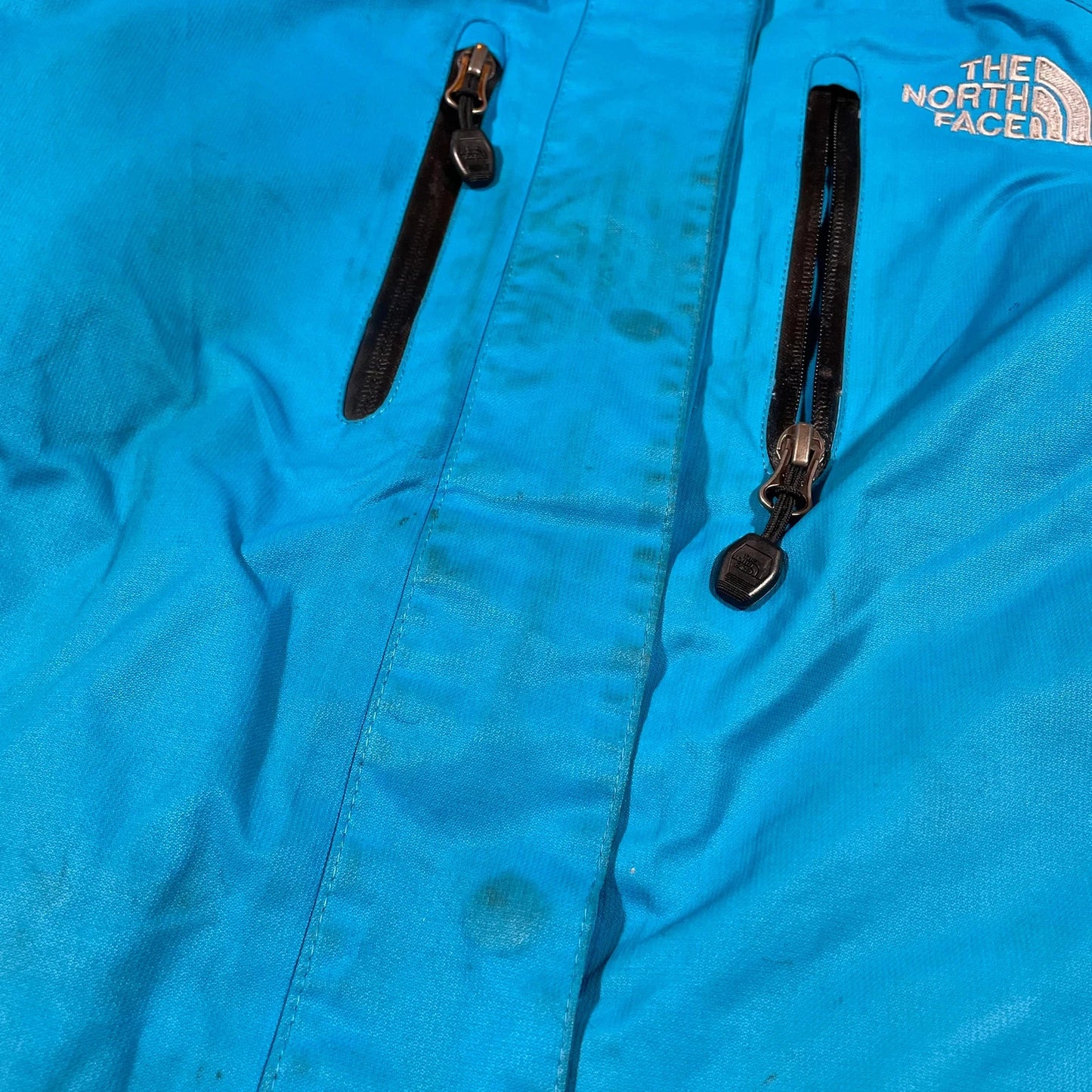Blue & Black The North Face Gore-tex Windbreaker Jacket - Small