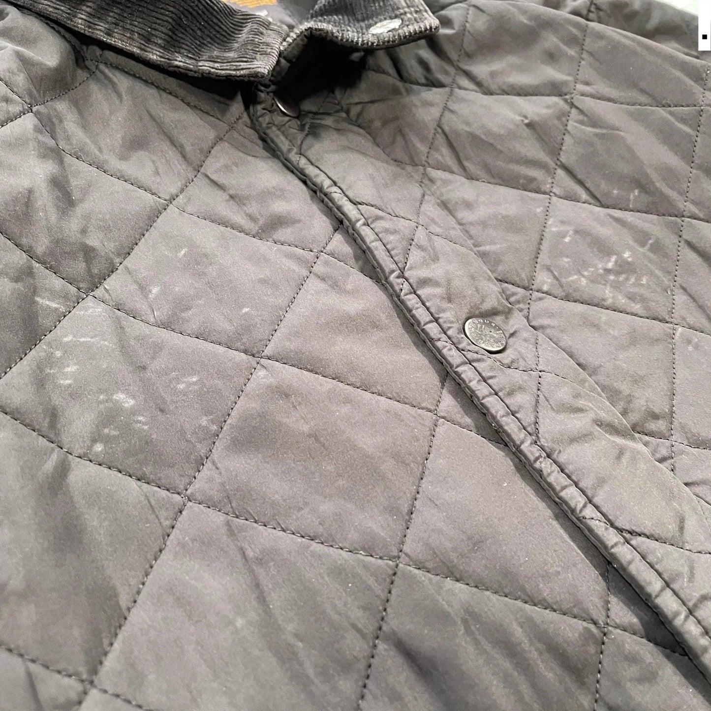 Black Barbour Quilted Jacket - Medium