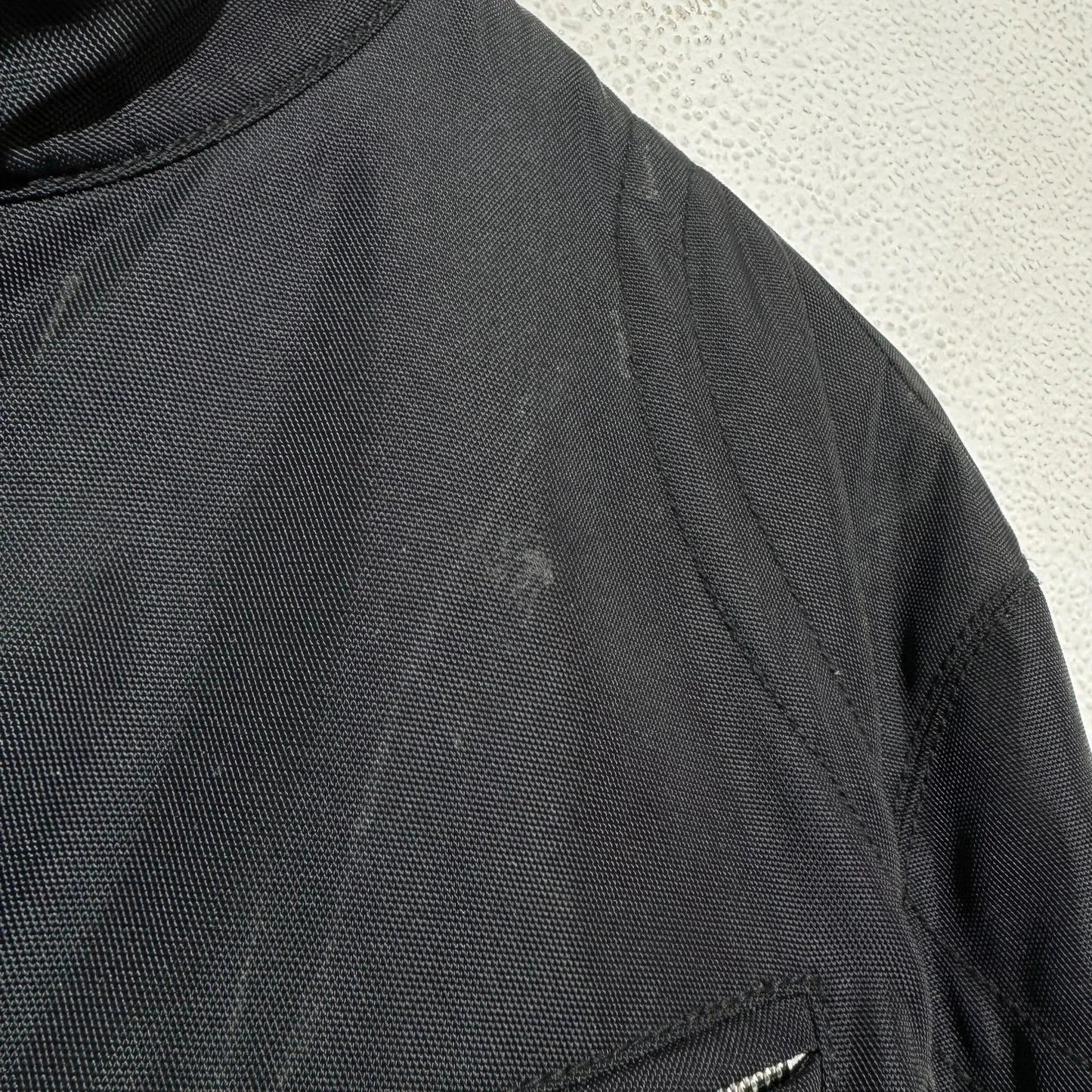 Black Hugo Boss Biker Racing Jacket - Small