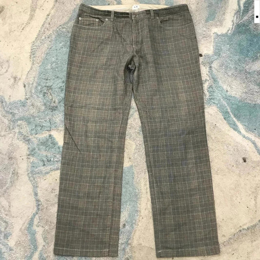 Vintage Khaki Checkered CP Company Trousers - 38W 32L