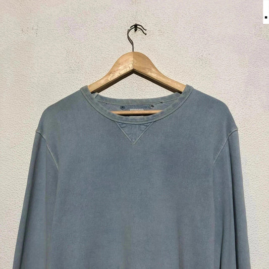 Vintage Light Blue CP Company Sweatshirt Plain - XXL