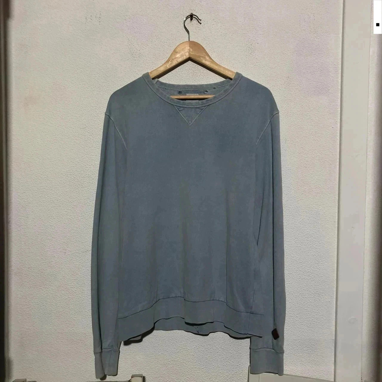 Vintage Light Blue CP Company Sweatshirt Plain - XXL