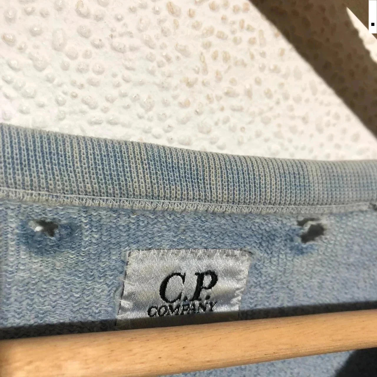 Vintage Light Blue CP Company Sweatshirt Plain - XXL